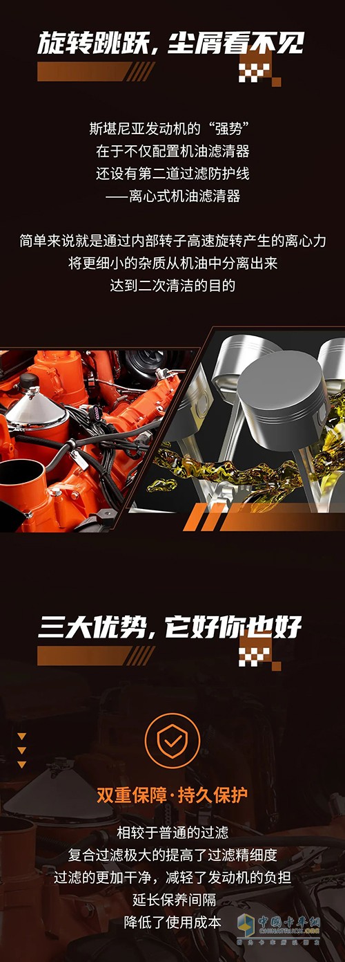 斯堪尼亞動力 離心式 機油濾清器