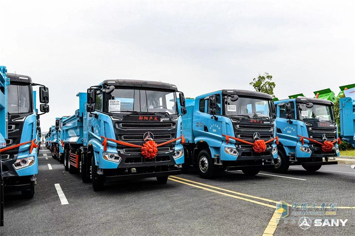 三一電動針對場景化開發(fā)自卸車