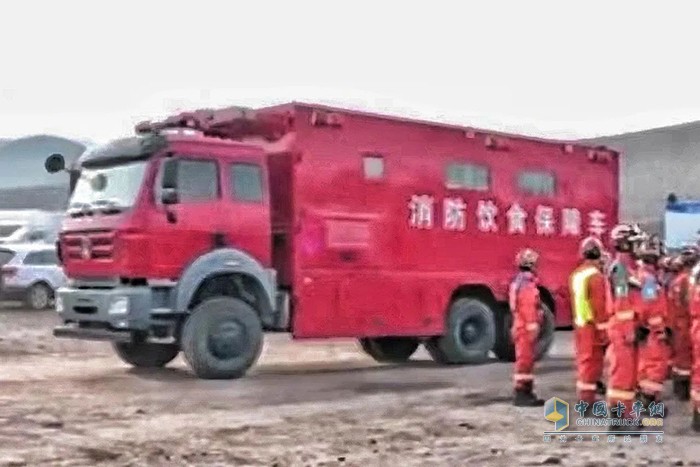 北奔重卡助力內(nèi)蒙古消防、阿拉善電業(yè)局馳援救援一線