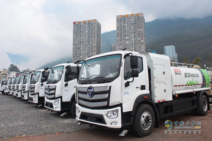 福田普羅科跑出新能源環(huán)衛(wèi)車(chē)交付新速度
