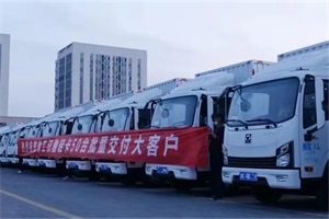 高效城配市場“新血液”，50臺徐工漢馳輕卡批量交付大客戶