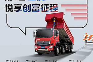 轎車化座艙 福田瑞沃多軸系列工程車硬核來(lái)襲