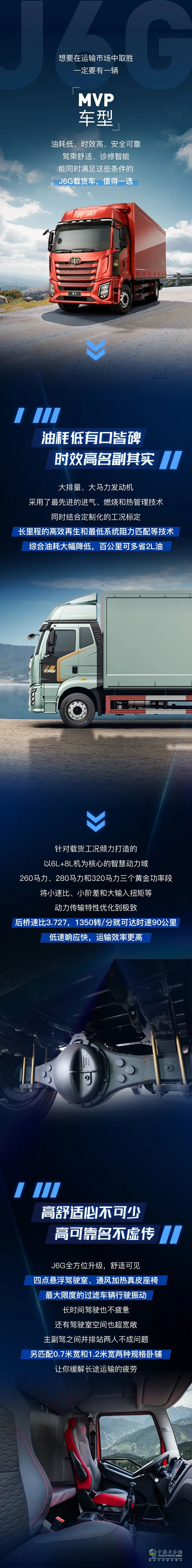 綠通運輸搶時效，解放J6G載貨車跑出致富加速度！