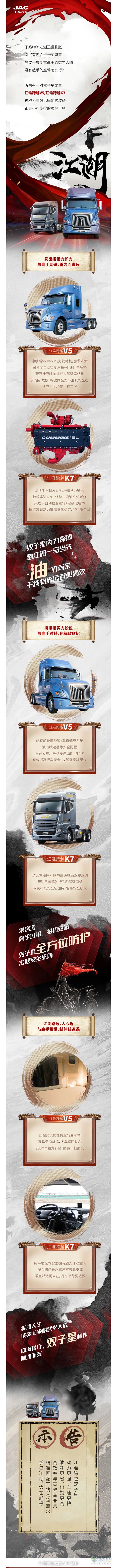 江淮格爾發(fā)長途運輸雙子星，征服干線萬里行！