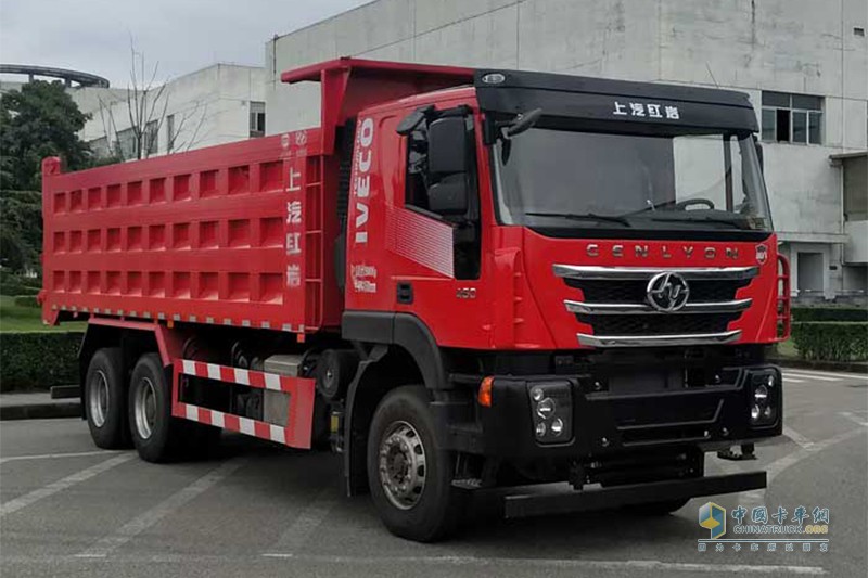 上汽紅巖 杰獅C6 重載版 480馬力 6X4 6.6米自卸車(國(guó)六)(CQ3257HD12484) 