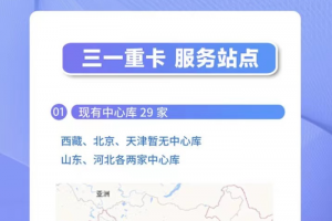 三一重卡全國(guó)服務(wù)站點(diǎn)一覽