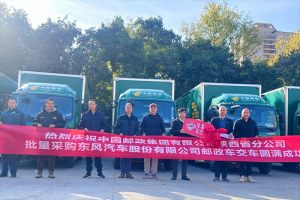 35臺(tái)東風(fēng)輕卡郵政車交付！東風(fēng)凱普特助力物流運(yùn)輸