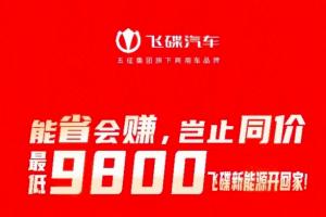 能省會(huì)賺   最低9800元飛碟新能源開(kāi)回家！