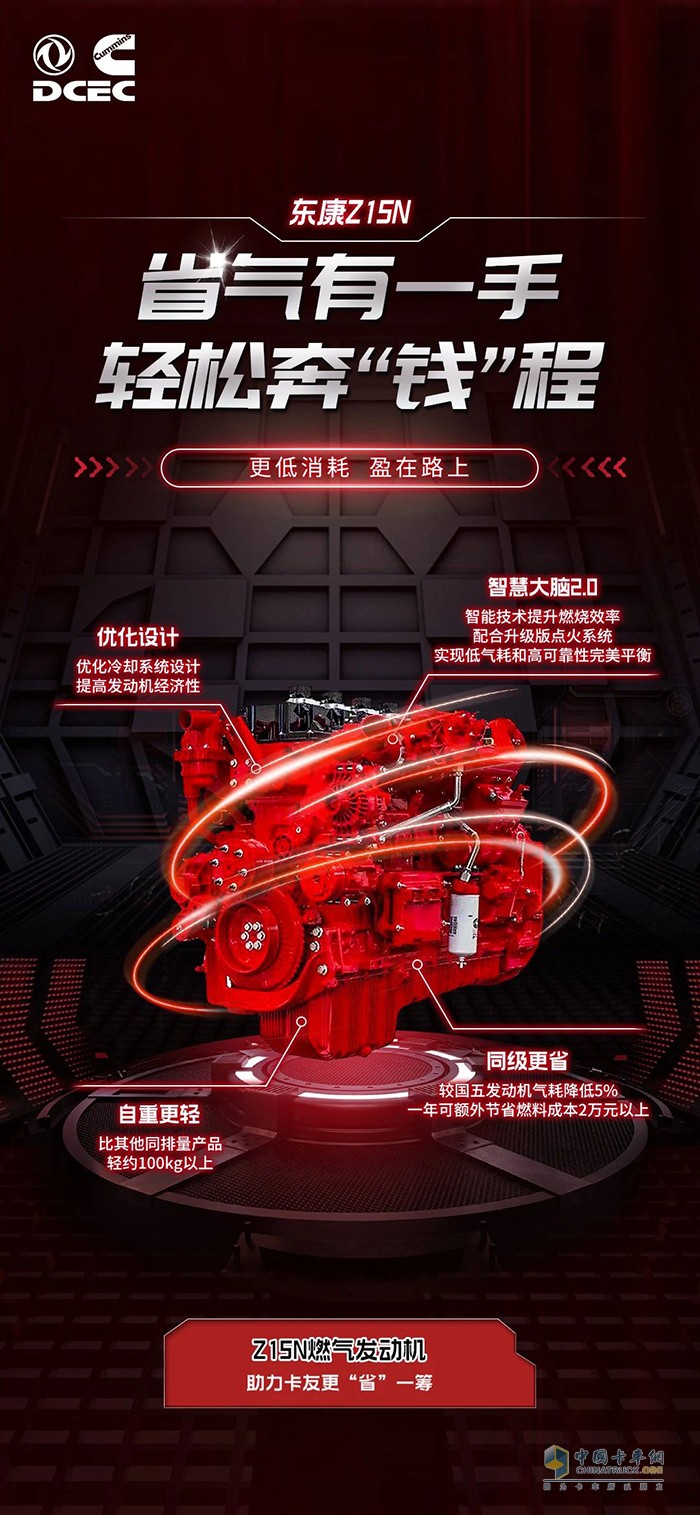 節(jié)能之選，東康Z15N燃氣機厚積薄發(fā)多省多賺