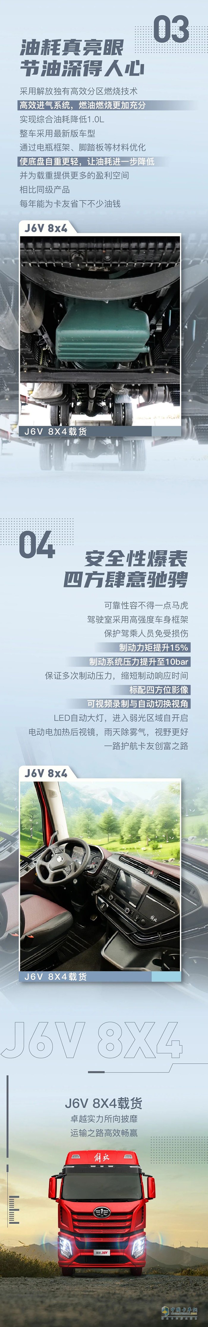 創(chuàng)富擔(dān)當(dāng)！解放J6V 8×4載貨車掙錢路上“實(shí)干家”