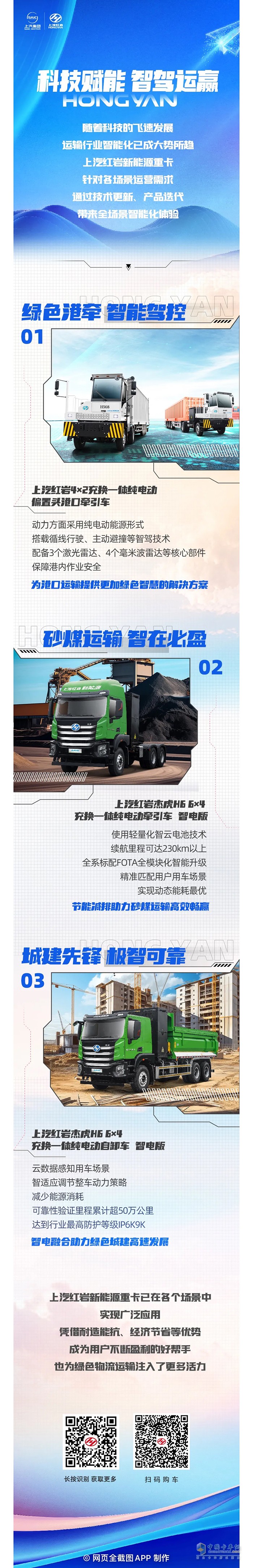 科技賦能智駕運贏，看上汽紅巖新能源重卡綠色運輸“大智慧”