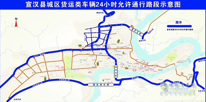 四川省達州宣漢縣市?；奋囕v限制通行
