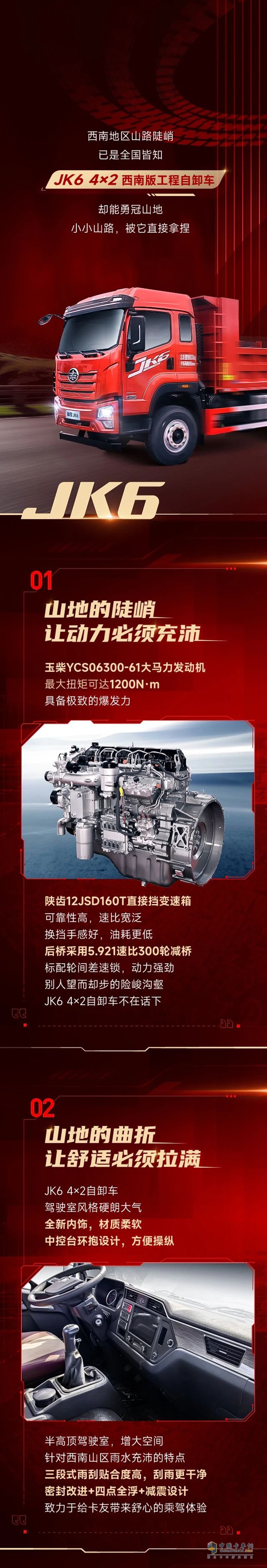 解放青汽JK6 4×2自卸車出馬，小小山路，拿捏～