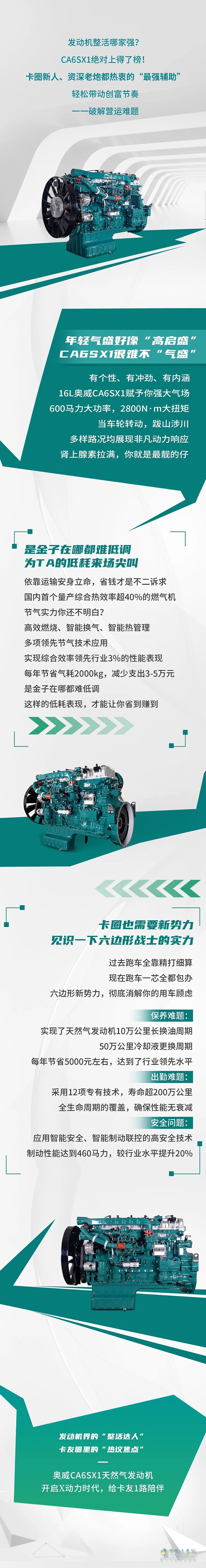 解放動(dòng)力奧威CA6SX1發(fā)動(dòng)機(jī)，AKA創(chuàng)富最強(qiáng)輔助！
