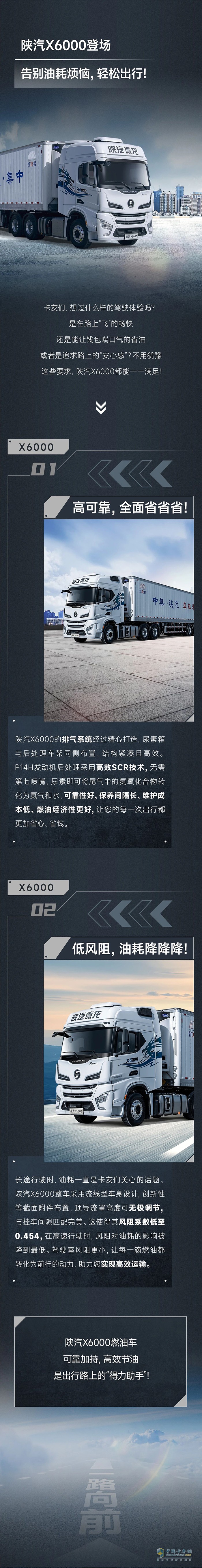 陜汽X6000登場，告別油耗煩惱，輕松出行！