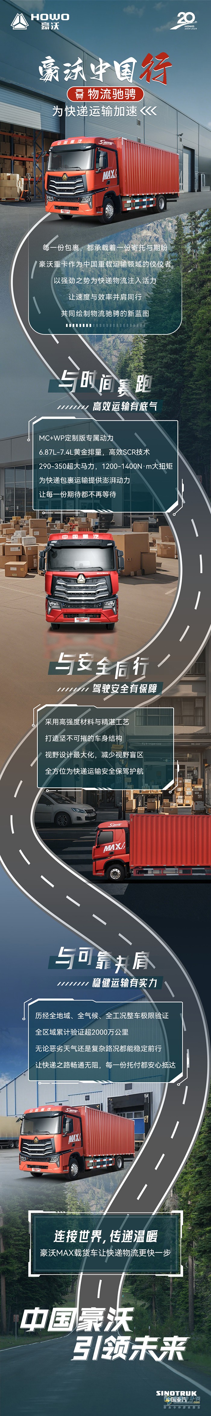 豪沃中國行：物流馳騁，為快遞運(yùn)輸加速
