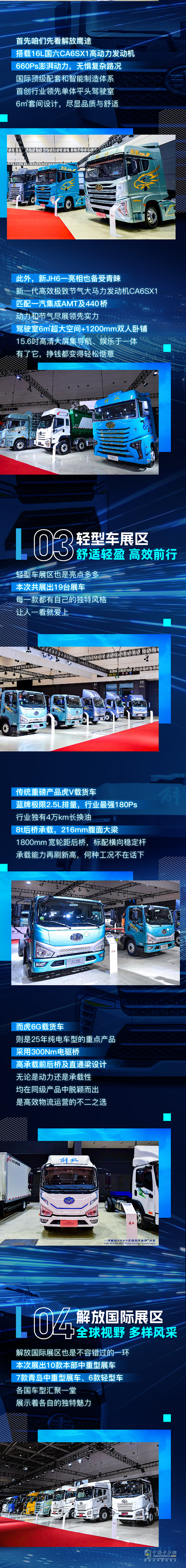 盛況！一汽解放百臺(tái)展車(chē)閃耀青島，速來(lái)圍觀！