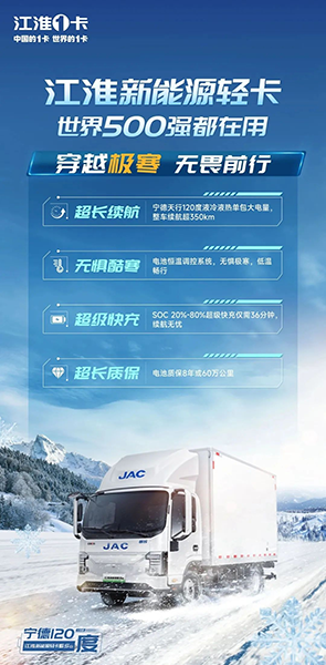 穿越極寒 無(wú)畏向前，江淮新能源ES6寒帶版搶灘登陸天津