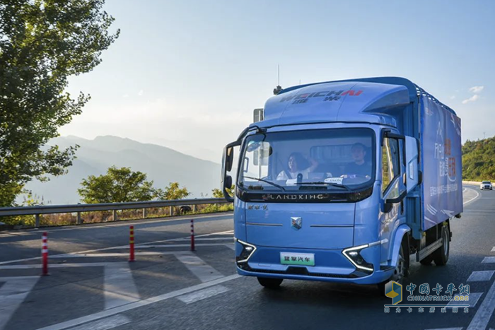 大電量 長續(xù)航！藍(lán)擎EHPro156度平臺純電輕卡擔(dān)起城際運輸重任！