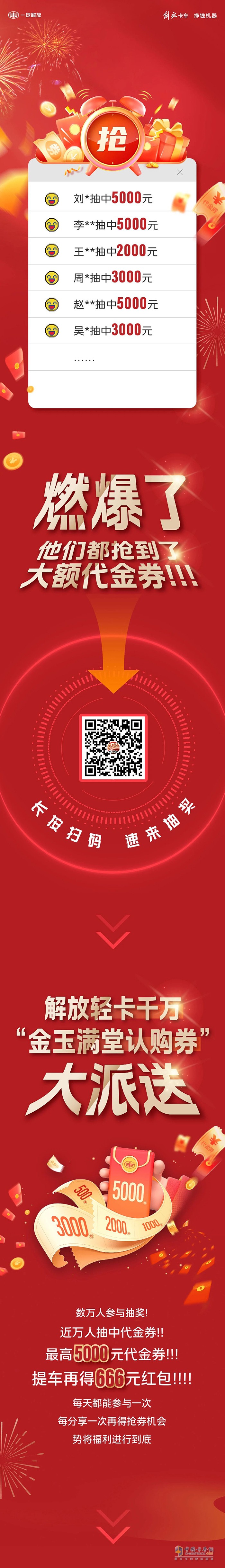 解放輕卡:給“利”！他們都搶到了大額購(gòu)車券！