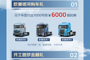 福田戴姆勒歐曼銀河新品上市五重豪禮限時(shí)搶！