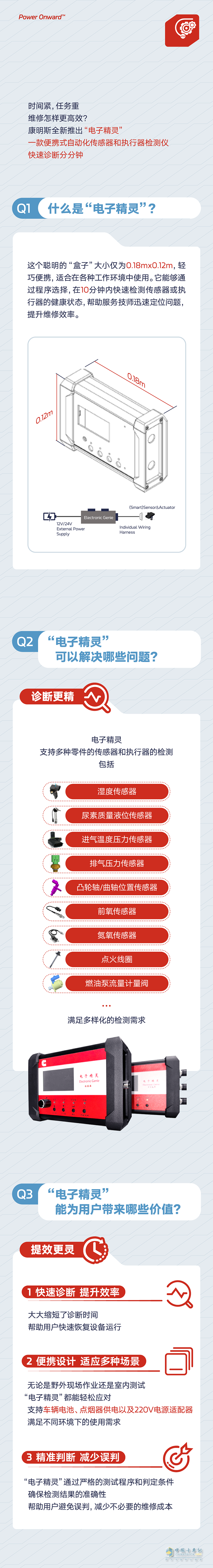 康明斯全新推出“電子精靈”，診斷更精，提效更靈！