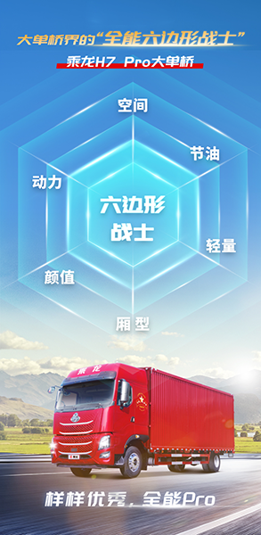 乘龍H7 Pro 9米6大單橋：人稱“全能六邊形戰(zhàn)士”！