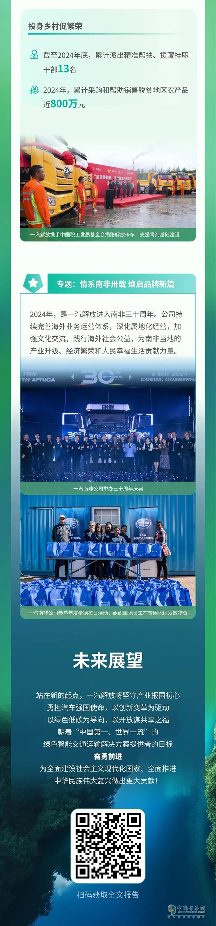 　　一汽解放2024環(huán)境、社會及治理(ESG)報告
