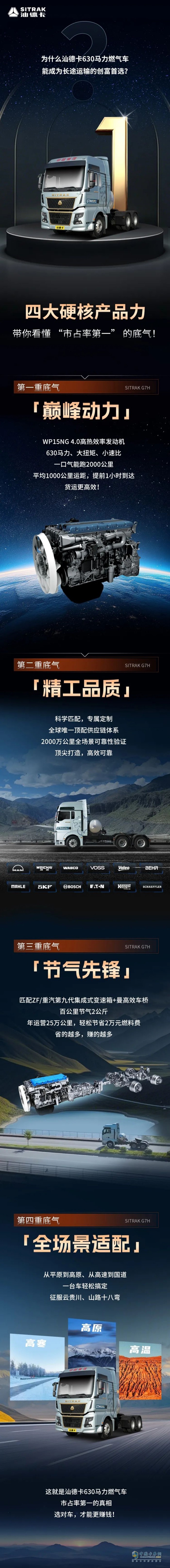 汕德卡630燃?xì)廛嚭我猿蔀殚L途運輸?shù)膭?chuàng)富首選?