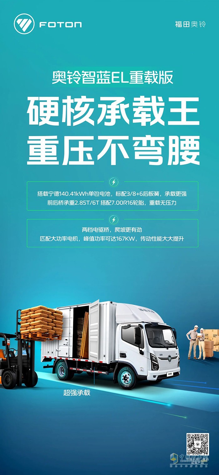 奧鈴智藍EL重載版:硬核承載王重壓不彎腰