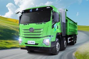 大好春光，解放青汽JK6 8×4公路運輸電動自卸車都裝得下