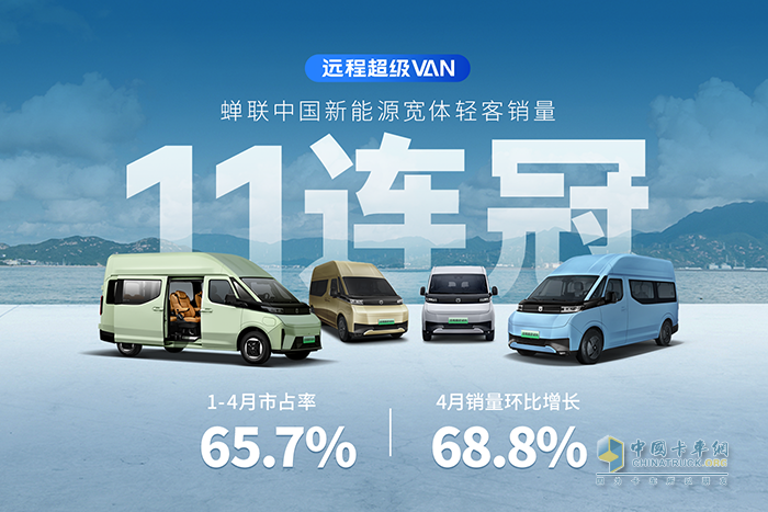 遠(yuǎn)程超級VAN,新能源輕客,市場領(lǐng)導(dǎo)者
