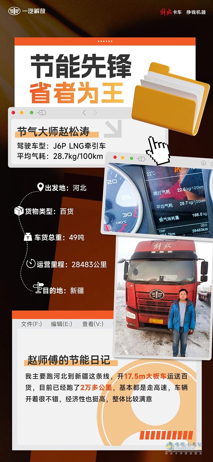 解放J6P燃?xì)鉅恳?，讓?jié)氣變成常規(guī)操作！