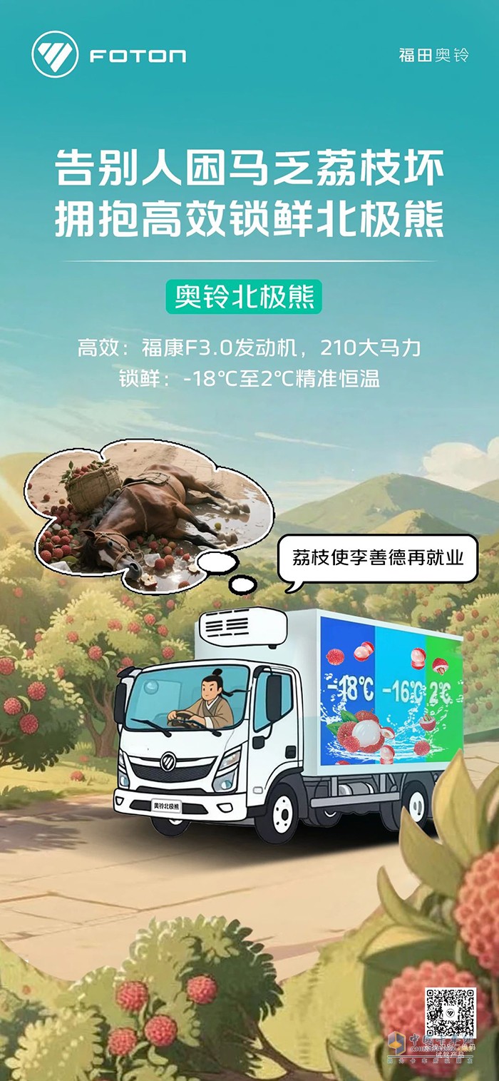 告別人困馬乏荔枝壞，擁抱高效鎖鮮奧鈴北極熊