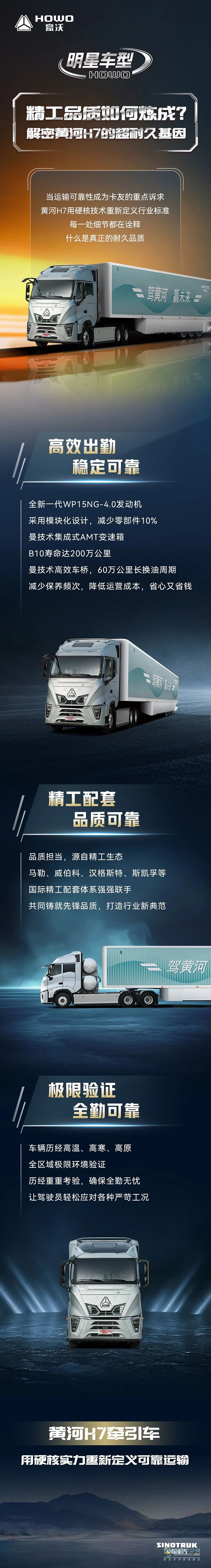 精工品質如何煉成？解密中國重汽黃河H7的超耐久基因