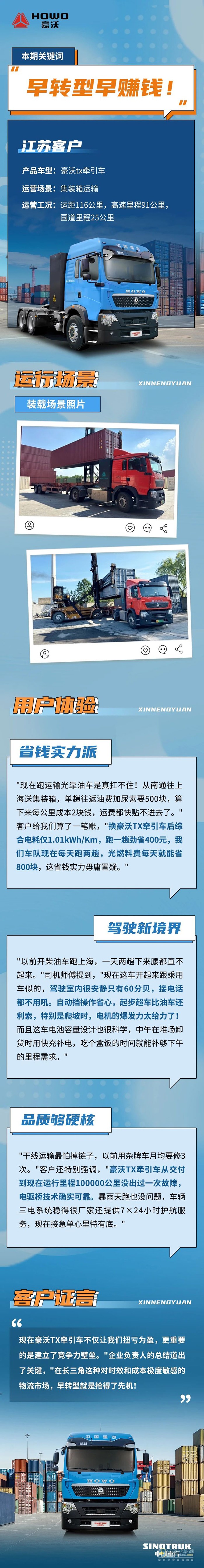 中國(guó)重汽豪沃新能源:“早轉(zhuǎn)型早賺錢(qián)，省下的都是純利潤(rùn)！”