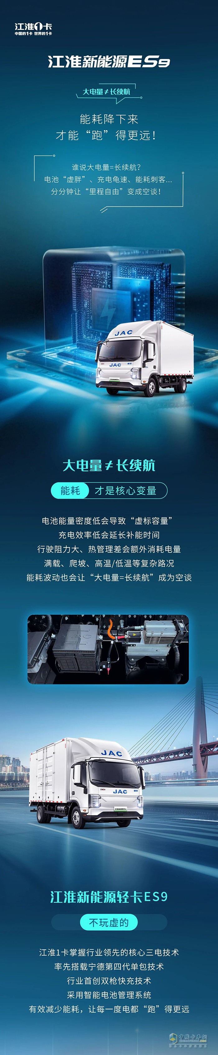 江淮：大電量≠長續(xù)航！能耗降下來，才能“跑”得更遠！