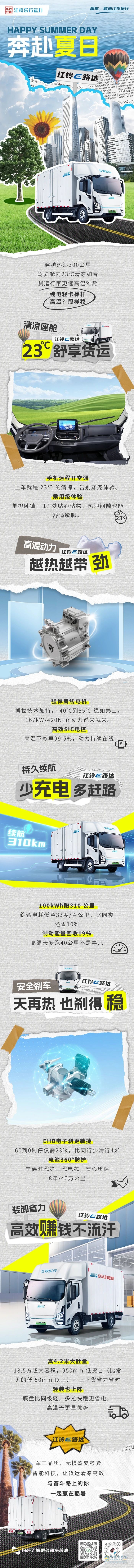 江鈴E路達(dá)：穿越熱浪300公里，駕駛艙內(nèi)23℃