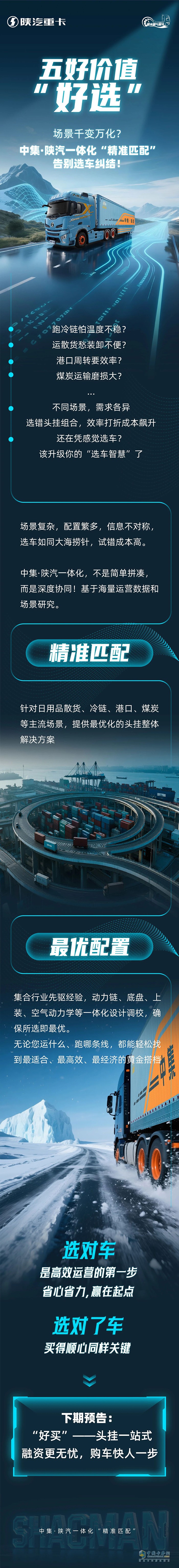 場(chǎng)景千變?nèi)f化？中集·陜汽一體化“精準(zhǔn)匹配”，告別選車糾結(jié)！