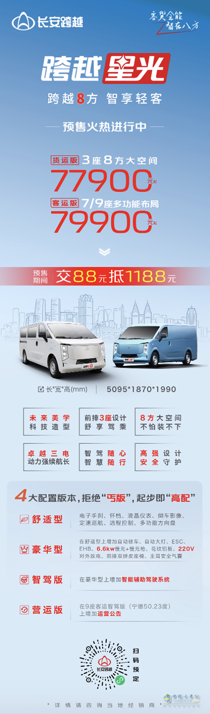 客貨全能，智在八方！長安跨越星光預售火熱進行中！ 