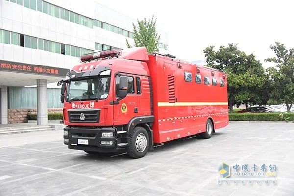 森源鴻馬多功能盥洗車發(fā)往遼寧：后勤保障無(wú)憂