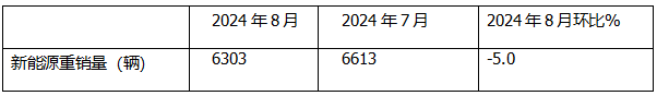 8月新能源重卡:銷6303輛漲1.17倍，徐工奪冠，三一\解放爭第二；江淮領(lǐng)漲
