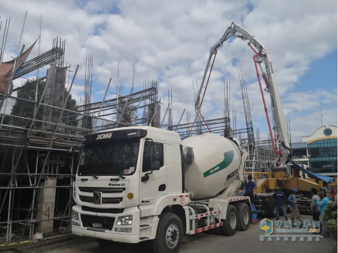 再拓新高度！徐工混凝土機(jī)械批量發(fā)車中東
