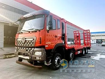 隨州區(qū)域東風(fēng)天龍&天錦系列平板車新品上市現(xiàn)場簽約110輛，發(fā)布會圓滿成功?