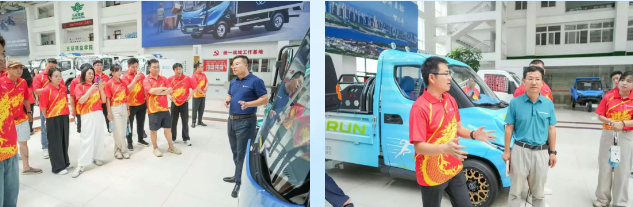 鄭州有方貨運公司走進飛碟汽車，體驗智造科技魅力