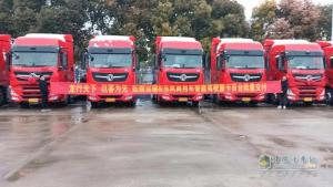 龍行天下，以客為先   東風(fēng)商用車智能駕駛牽引車百臺(tái)級(jí)批量交付