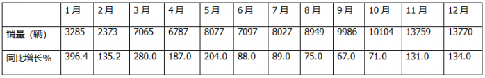 12月新能源輕卡銷13770輛再創(chuàng)新高！ 2024全年累銷9.9萬(wàn)輛收官