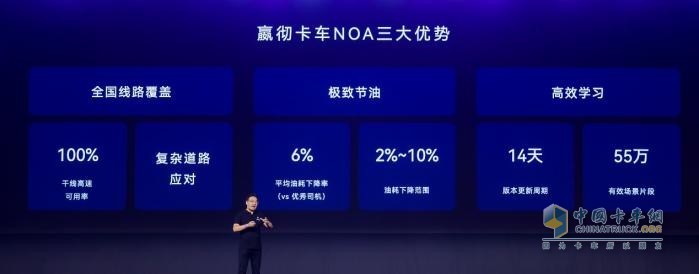 嬴徹科技卡車NOA安全運營超5000萬公里，卡車智能駕駛進入大規(guī)模商用化階段