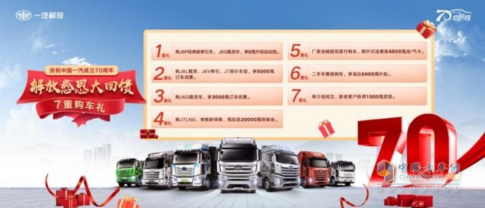 70周年氛圍拉滿！解放7月終端份額27.5%，持續(xù)領(lǐng)跑行業(yè)