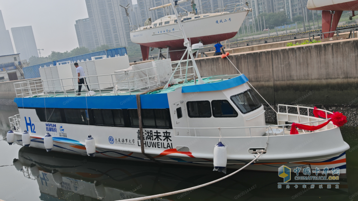 配套未勢能源氫動力系統(tǒng)！我國首艘氫燃料電池海上交通船成功下水